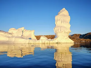 Icefjord Prints: Landscape with icebergs in the Sermilik (Sermiligaaq) Icefjord in East Greenland