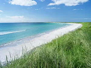 Landscape on the island of South Uist (Uibhist a Deas) in the Outer Hebrides
