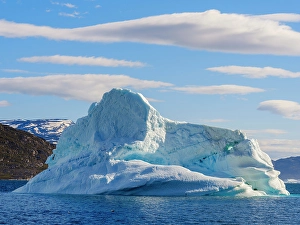Iceberg Prints: Landscape in Itilliarsuup Kangerlua Fjord part of Uummannaq Fjord