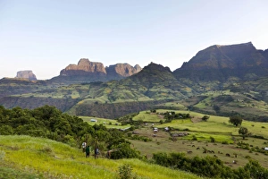 Images Dated 12th October 2010: Landscape near the Escarpment of the Semien Mountains, Ethiopia