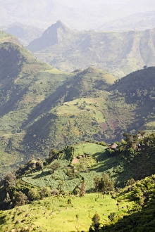 Amhara Prints: Landscape north of Gondar, Ethiopia