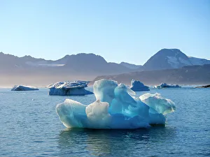 Icefjord Prints: Landscape at the Sermilik (Sermiligaaq) Icefjord in East Greenland