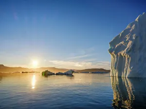 Icefjord Prints: Landscape at the Sermilik (Sermiligaaq) Icefjord in East Greenland