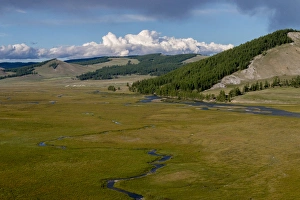 Mongolia Gallery: Landscapes with Ger Camps and horses, Mongolia