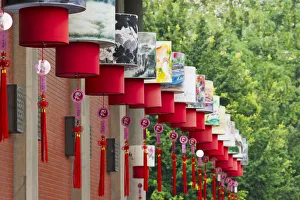 Lantern decoration during the Chinese Lantern Festival, Taipei, Taiwan