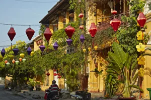 Lanterns and restaurants, Hoi An (UNESCO World Heritage Site), Vietnam