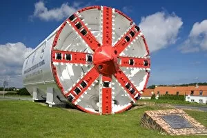 Images Dated 30th July 2007: A large boring machine used to cut the tunnel for the Chunnel is now a monument to