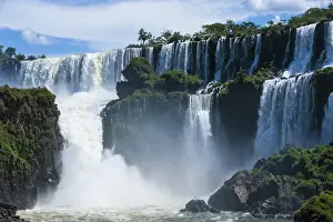 Largest waterfalls Unesco world heritage sight Foz de Iguazu, Argentina