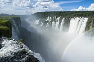 Largest waterfalls Unesco world heritage sight Foz de Iguazu, Argentina