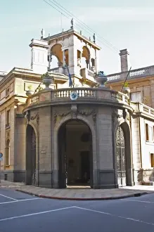 Uruguay Prints: A late 19th century palace, now a government building in the Old Town Ciudad Vieja