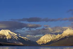 Images Dated 19th January 2011: Late winter light over Lake McDonald in Glacier National Park, Montana, USA