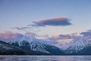 Images Dated 19th January 2011: Late winter light over Lake McDonald in Glacier National Park, Montana, USA