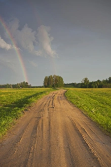 Images Dated 16th May 2010: Latvia, Northeastern Latvia, Vidzeme Region, Gauja National Park, Rubene, country road