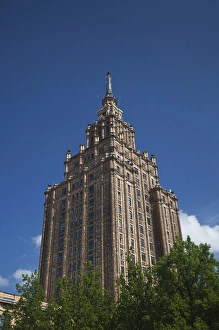 Latvia, Riga, Old Riga, Vecriga, Academy of Science building
