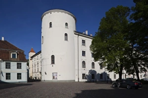 Baltic State Prints: Latvia, Riga, Old Riga, Vecriga, Riga Castle, home of Latvian President