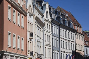 Baltic State Prints: Latvia, Riga, Vecriga, Old Riga, Ratslaukums, Town Hall Square, buildings