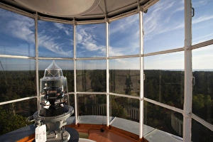 Baltic Prints: Latvia, Western Latvia, Kurzeme Region, Ovisi, Ovisi Lighthouse, view from the lighthouse