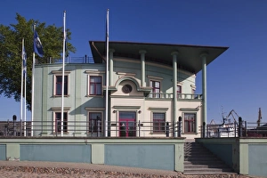 Images Dated 3rd June 2010: Latvia, Western Latvia, Kurzeme Region, Ventspils, Port Authority building