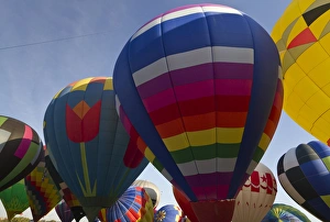 Images Dated 1st October 2011: Launch site at the Albuquerque Hot Air Balloon Fiesta, New Mexico