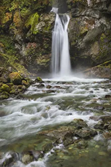 Images Dated 31st January 2020: Lazy Bear Falls, Mount Baker-Snoqualmie National Forest, North Cascades, Washington State
