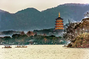 Leifeng Pagoda, Hangzhou, Zhejiang, China