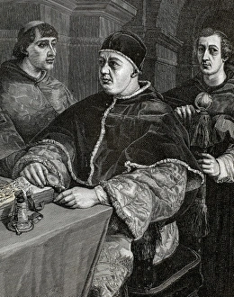 Images Dated 21st October 2009: Leo X (1475-1521). Florentine Pope (1513-21), named Giovanni de Medici