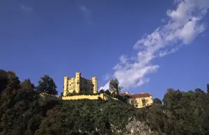 Hohenschwangau Prints: Life in Germany in Bavarian Alps the castles and mountains of Fussen Germany