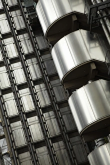 Images Dated 21st May 2010: Lift shafts, Lloyds building, London, England, United Kingdom