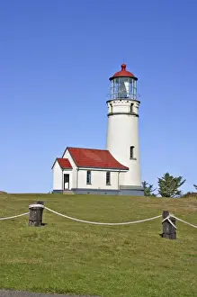 Images Dated 1980: Lighthouse in Cape Blanco State Park near Port Orford Oregon