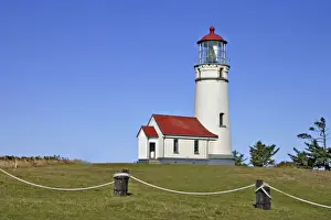 Images Dated 1980: Lighthouse in Cape Blanco State Park near Port Orford Oregon