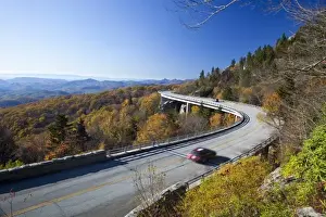 Roadway Prints: Linn Cove Viaduct on the Blue Ridge Parkway in North Carolina