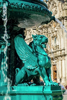 Lion Prints: Lions Fountain (Fonte dos Leoes) and the Church of Our Lady of Carmo (Igreja do Carmo)