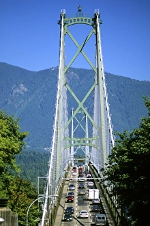 Busy Prints: Lions Gate Bridge in Vancouver, Canada