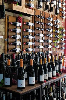 Lisbon Prints: Lisbon, Portugal. Local mercado selling fish, produce, wine and cheese