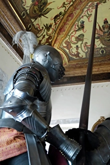 Images Dated 2nd January 2024: Lisbon, Portugal. Medieval knights armor. (Editorial Use Only)