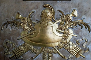 Images Dated 2nd January 2024: Lisbon, Portugal. Military crest
