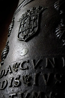 Images Dated 2nd January 2024: Lisbon, Portugal. Very old canons with Templar markings