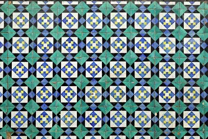 Lisbon Prints: Lisbon, Portugal. Traditional Portuguese Azulejo ceramic tiles