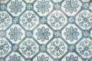 Images Dated 11th January 2023: Lisbon, Portugal. Traditional Portuguese tiles