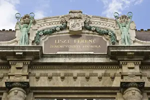 Pest Prints: The Liszt Ferenc Academy of Music founded by pianist and composer Franz Liszt around 1880