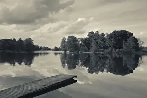 Images Dated 24th May 2010: Lithuania, Trakai, Trakai Historical National Park, Lake Galve, boats