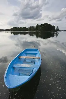 Images Dated 24th May 2010: Lithuania, Trakai, Trakai Historical National Park, Lake Galve, boats