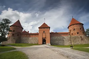 Lithuania, Trakai, Trakai Historical National Park, Island Castle on Lake Galve