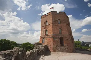 Lithuania Prints: Lithuania, Vilnius, Gediminas Hill, Gedimino Tower