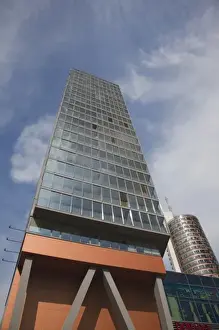 Images Dated 22nd May 2010: Lithuania, Vilnius, modern buildings of the Snipiskes area, high rise tower