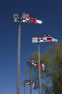 Images Dated 29th May 2010: Lithuania, Western Lithuania, Curonian Spit, Nida, traditional Curonian weathervanes