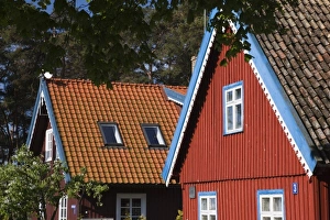 Images Dated 30th May 2010: Lithuania, Western Lithuania, Curonian Spit, Nida, village house detail