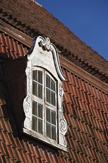 Lithuania Prints: Lithuania, Western Lithuania, Klaipeda, Old Town, building detail