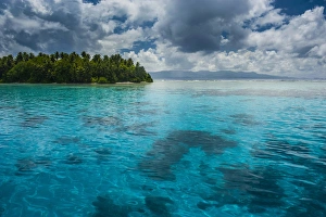 Little islet in the Ant Atoll, Pohnpei, Micronesia