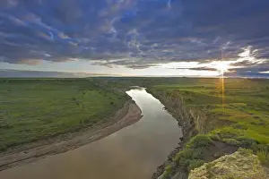 Medora Prints: The Little Missouri River from the Wind Canyon Overlook in Theodore Roosevelt National Park